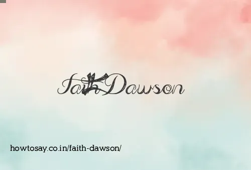 Faith Dawson