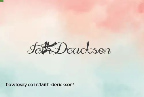 Faith Derickson