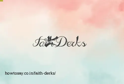Faith Derks