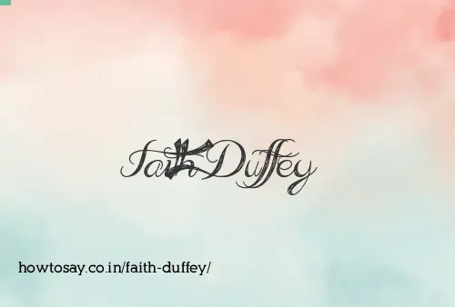 Faith Duffey