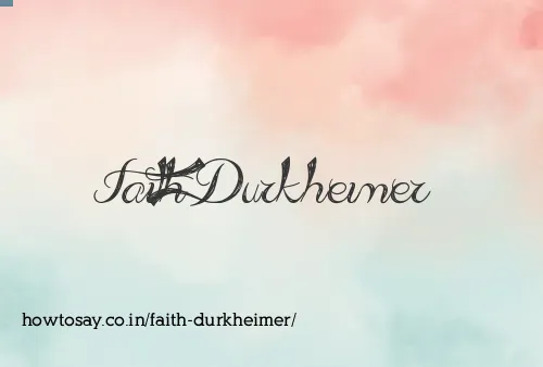 Faith Durkheimer
