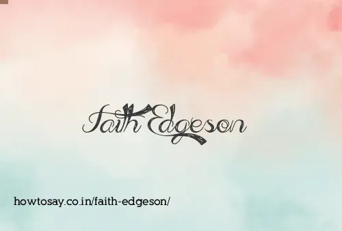 Faith Edgeson