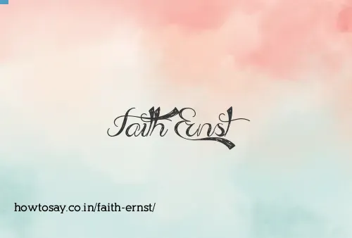 Faith Ernst
