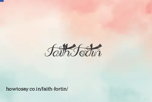 Faith Fortin