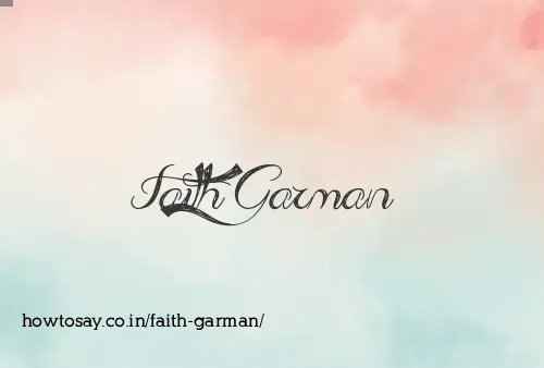 Faith Garman