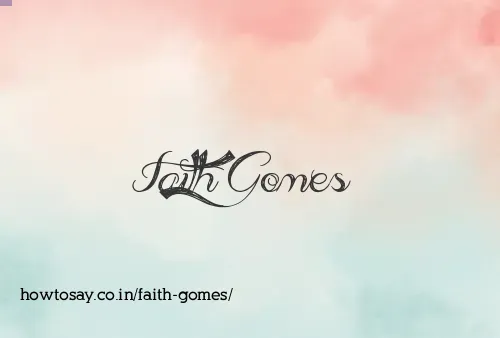 Faith Gomes