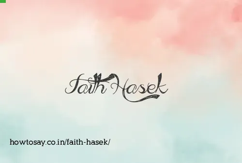 Faith Hasek