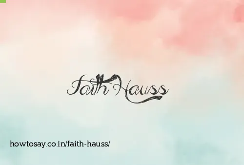 Faith Hauss