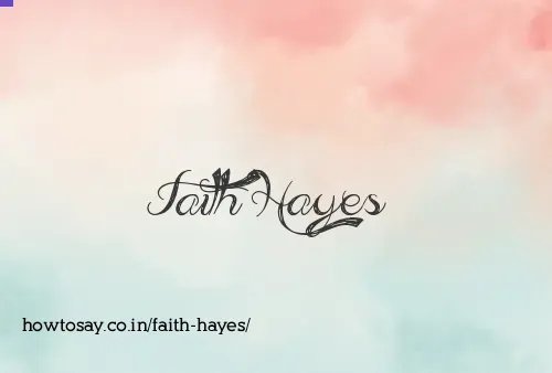 Faith Hayes