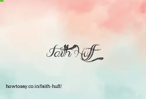Faith Huff