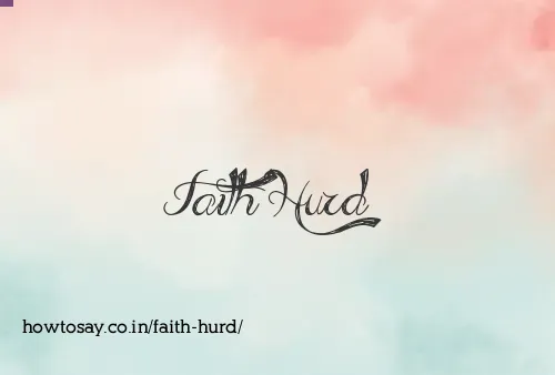 Faith Hurd