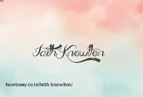Faith Knowlton