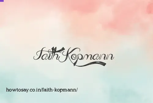 Faith Kopmann