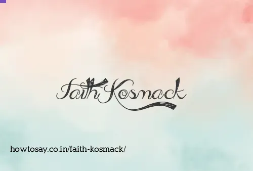 Faith Kosmack