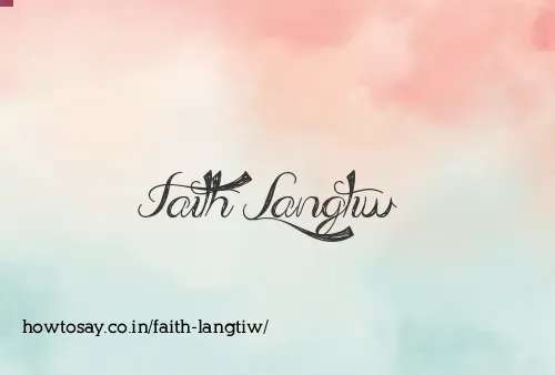 Faith Langtiw