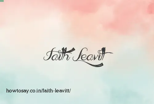 Faith Leavitt