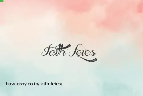 Faith Leies