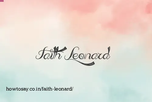 Faith Leonard