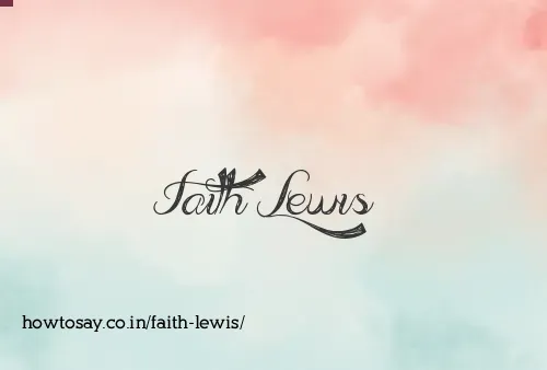 Faith Lewis