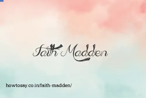Faith Madden