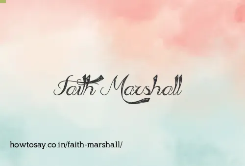 Faith Marshall