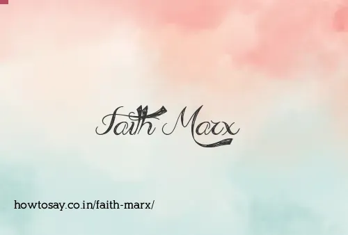 Faith Marx
