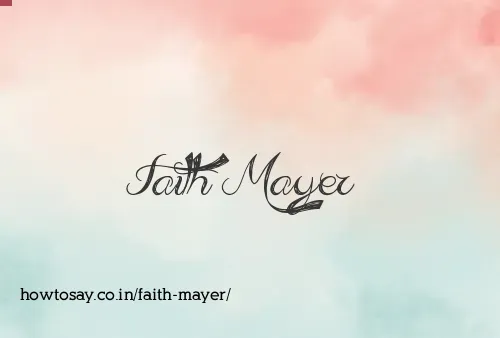 Faith Mayer