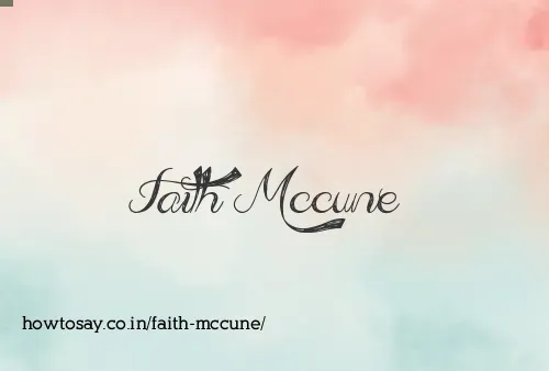 Faith Mccune