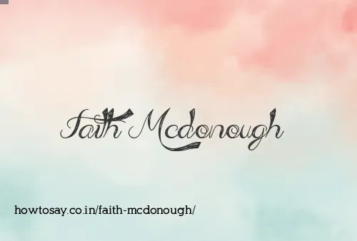 Faith Mcdonough