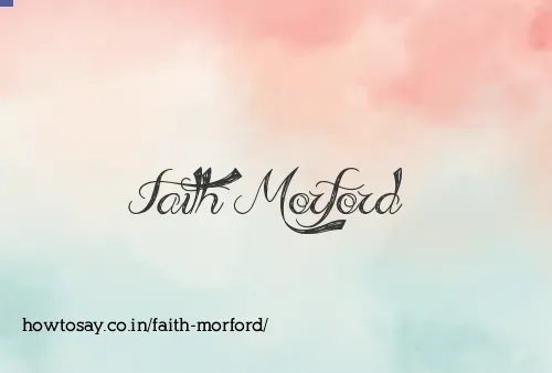 Faith Morford