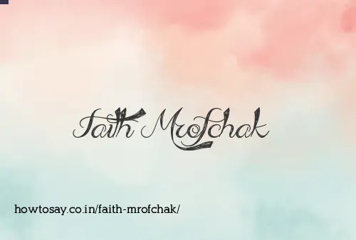 Faith Mrofchak