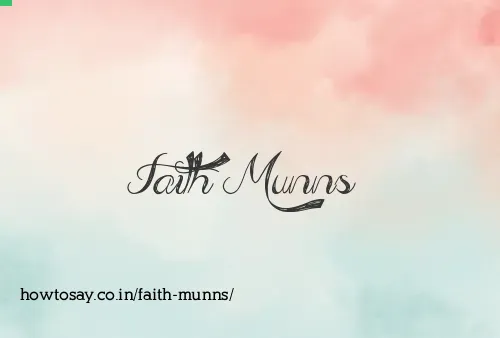 Faith Munns