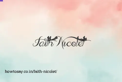 Faith Nicolet