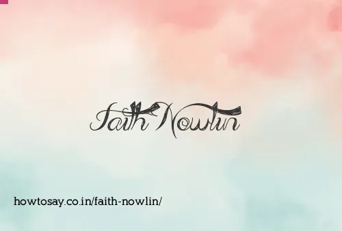 Faith Nowlin