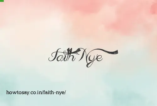 Faith Nye