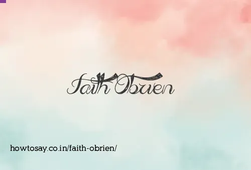Faith Obrien