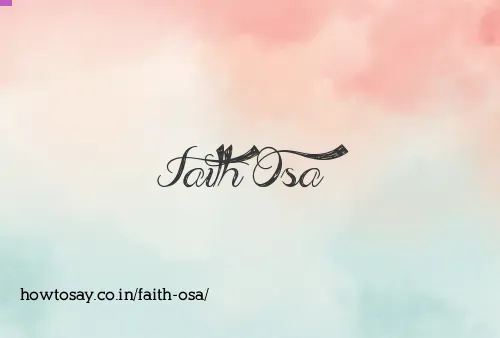 Faith Osa