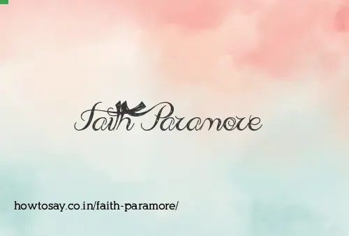 Faith Paramore