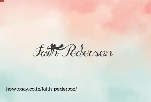 Faith Pederson