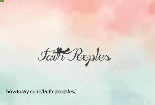 Faith Peeples