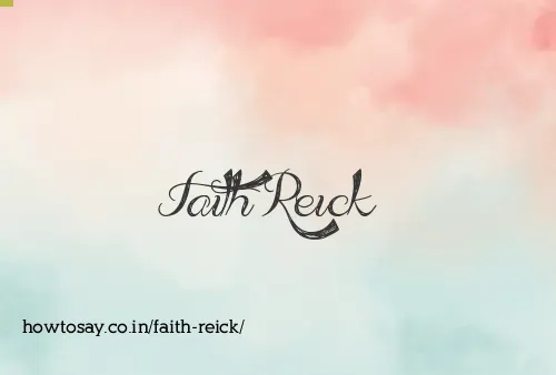 Faith Reick