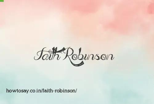 Faith Robinson