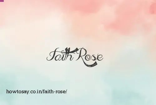 Faith Rose