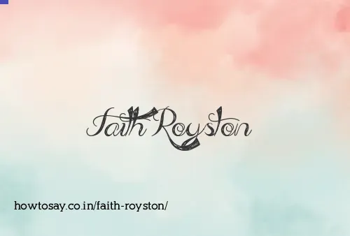 Faith Royston