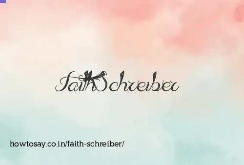 Faith Schreiber