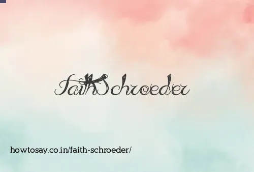 Faith Schroeder