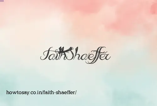 Faith Shaeffer