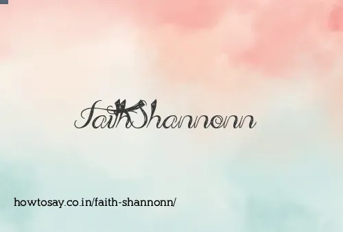 Faith Shannonn