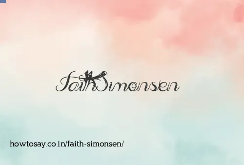 Faith Simonsen
