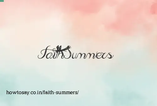 Faith Summers